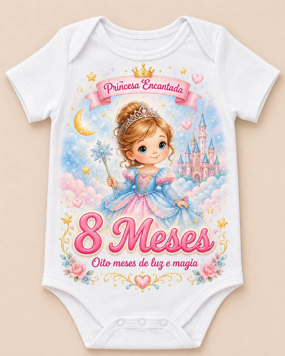 Estampa Princesas Encantadas bebê