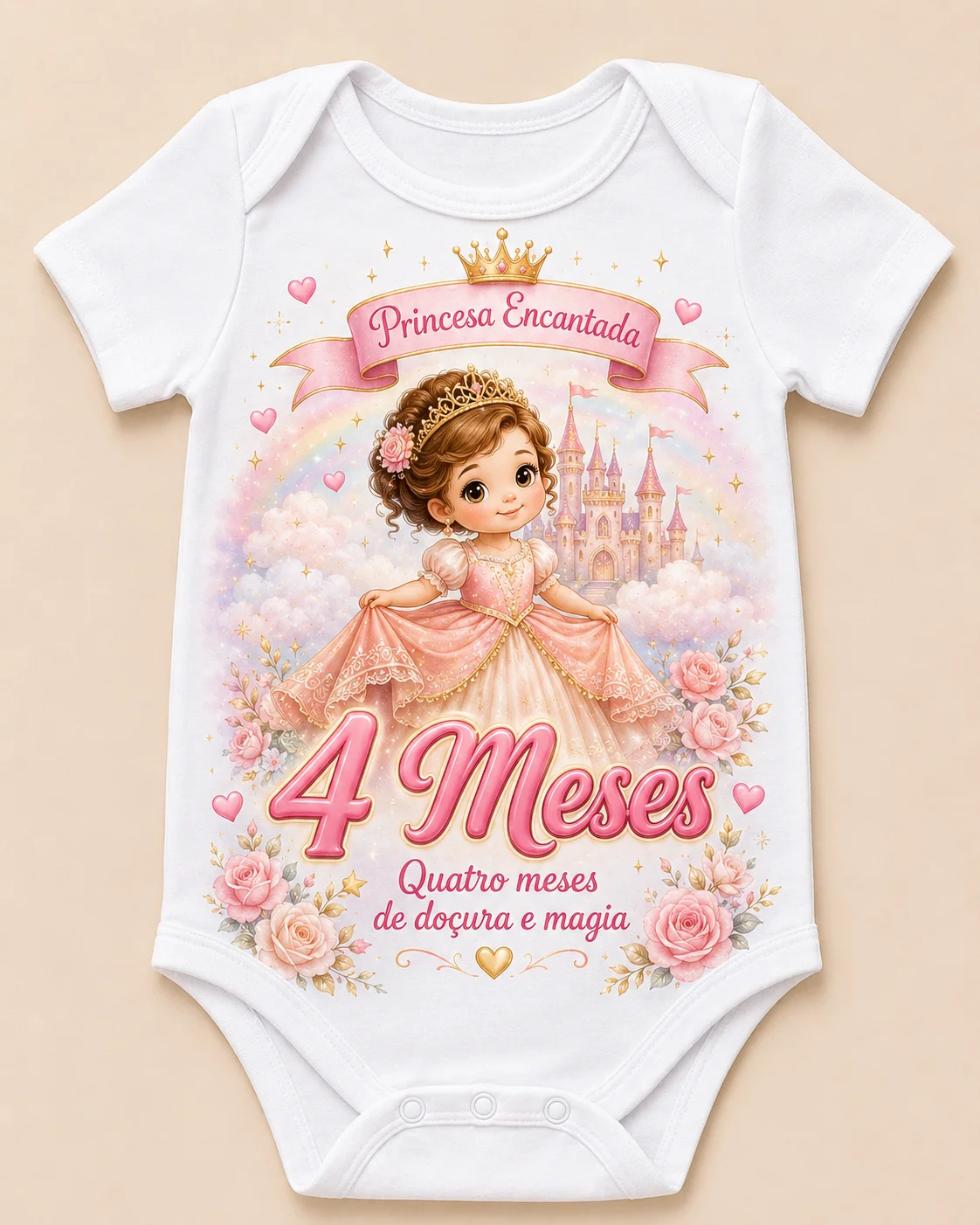 Estampa Princesas Encantadas bebê