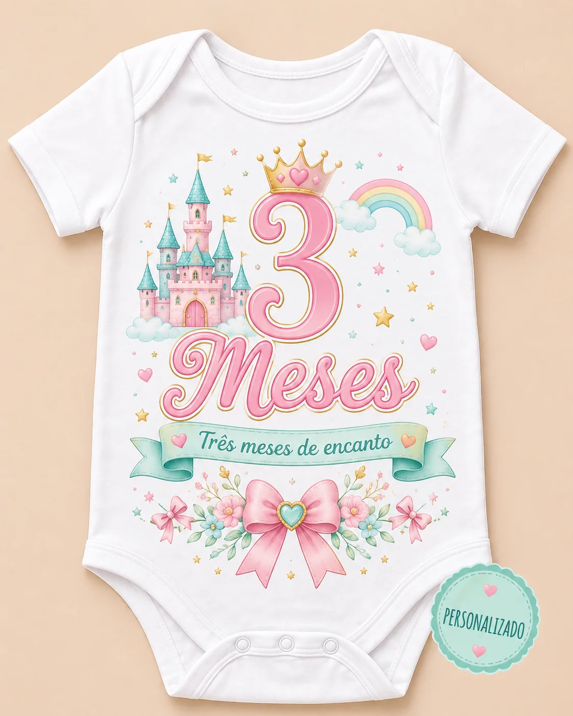Estampa Princesas Encantadas bebê
