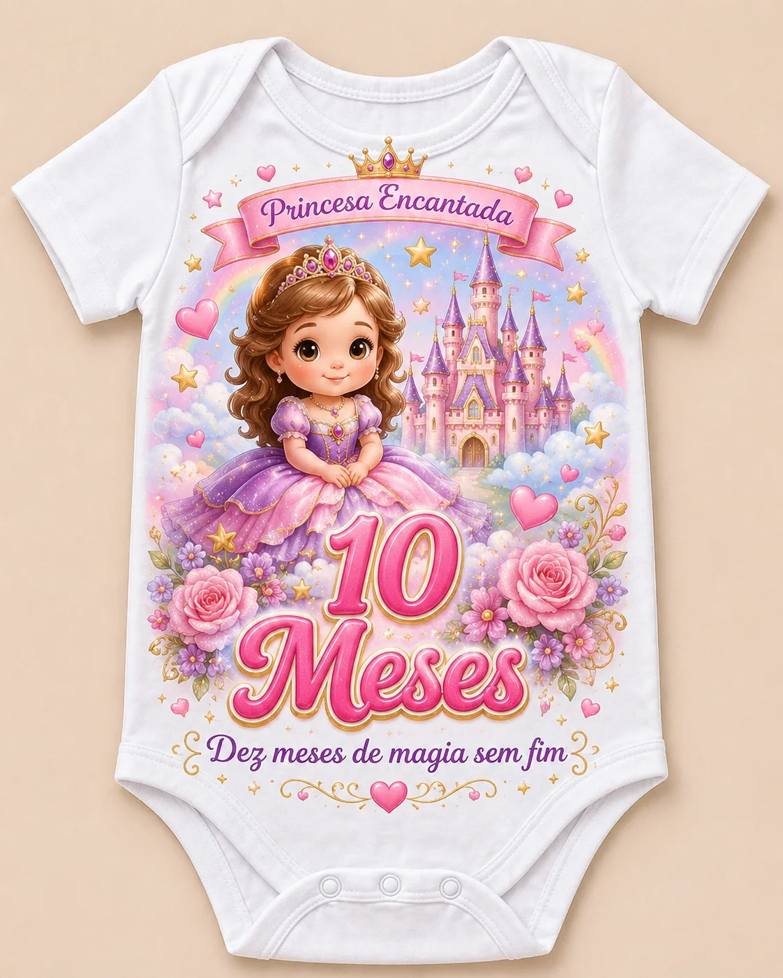 Estampa Princesas Encantadas bebê