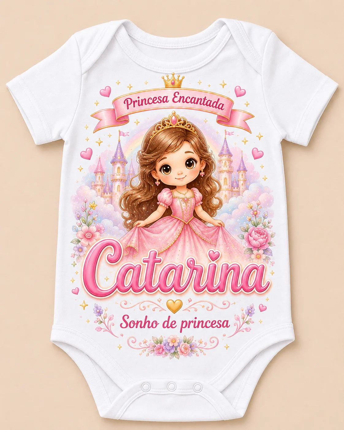 Estampa Princesas Encantadas bebê