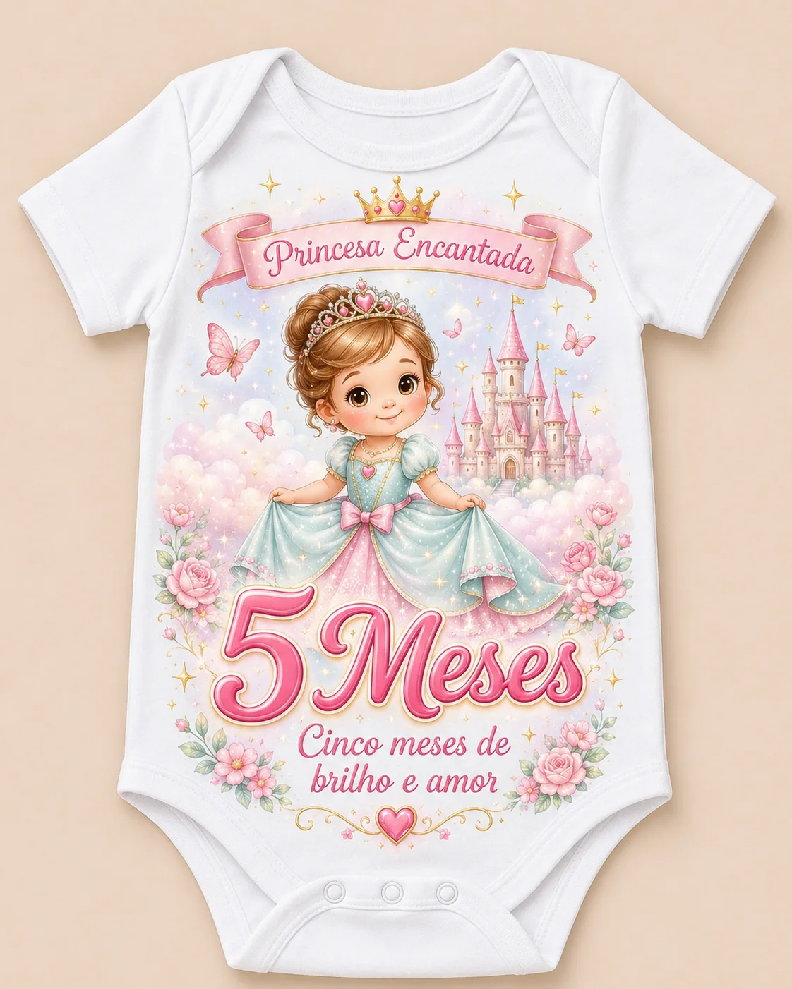 Estampa Princesas Encantadas bebê